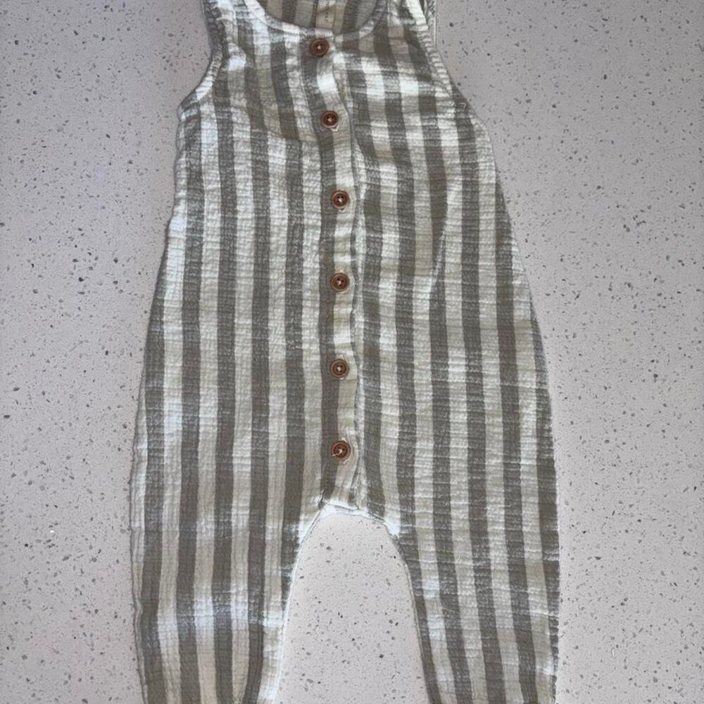 Quincy Mae Baby cotton jumpsuit